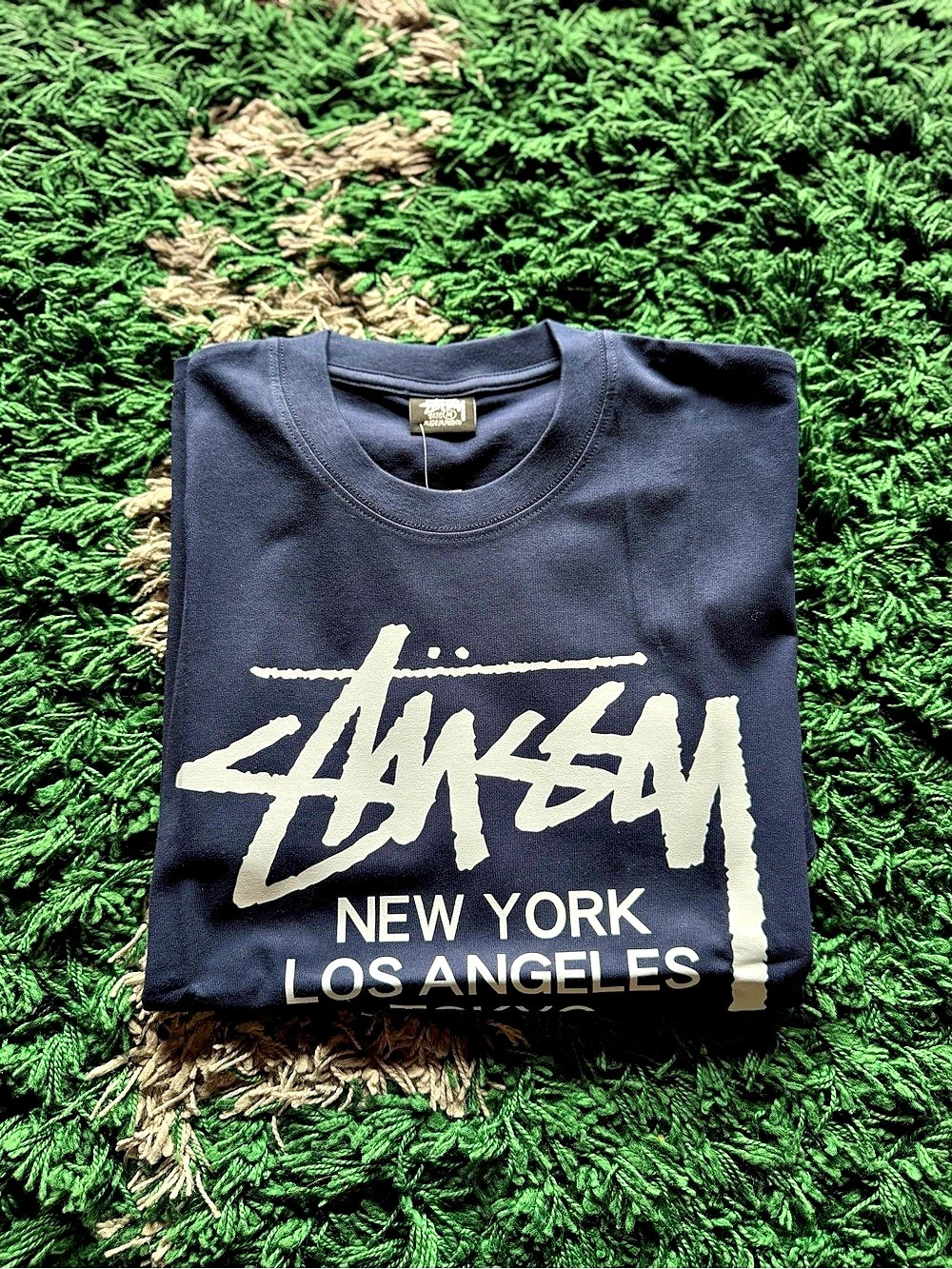 Stüssy x Dover Street Market DSM World Tour Tee Black